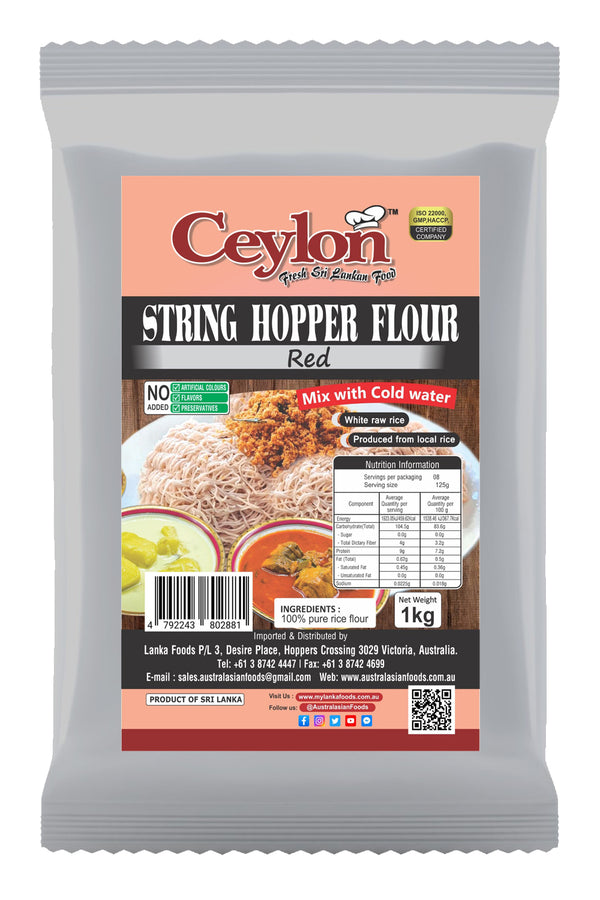 CEYLON 1kg STRING HOPPER FLOUR (RED)