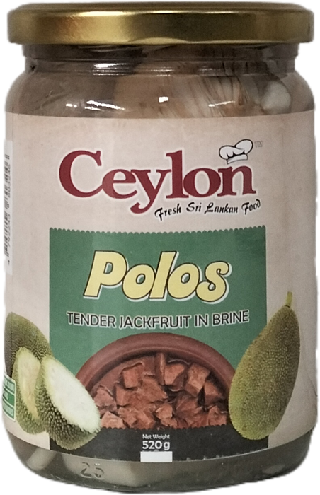 CEYLON POLOS (YOUNG JACKFRUIT) IN BRINE 500g X 12