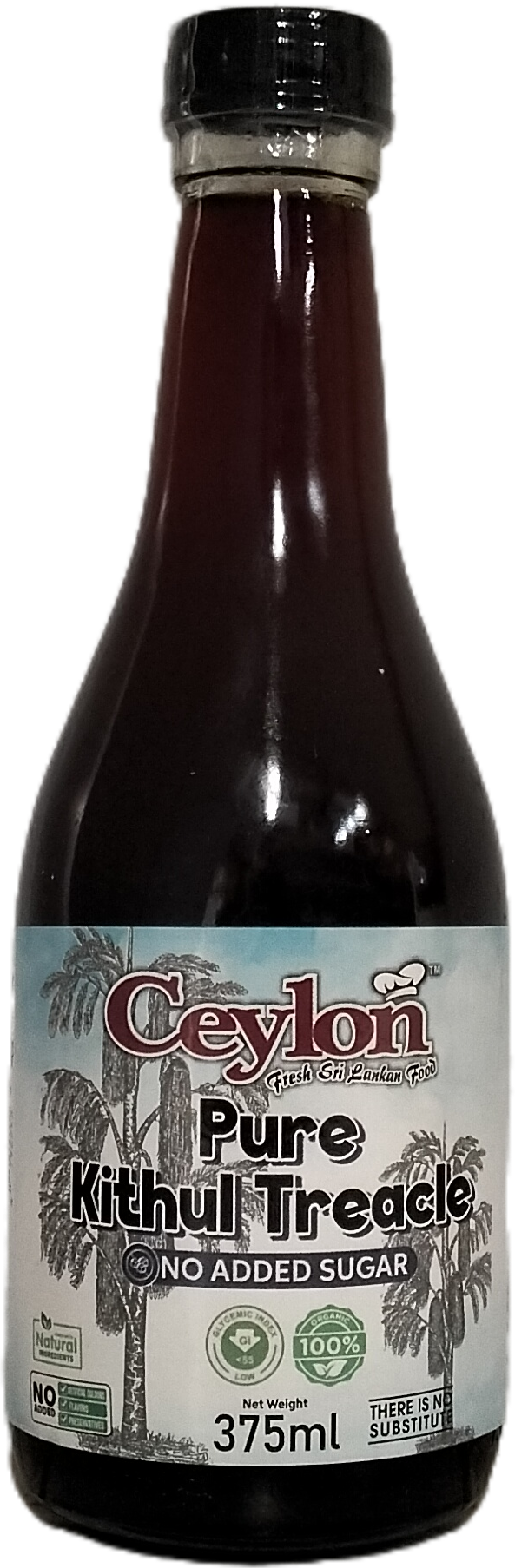 CEYLON 375ml PURE KITUL TREACLE (NATURAL PRODUCT. NO ADDED SUGAR)