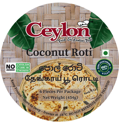 CEYLON 6PCS (454g) COCONUT ROTI X 12