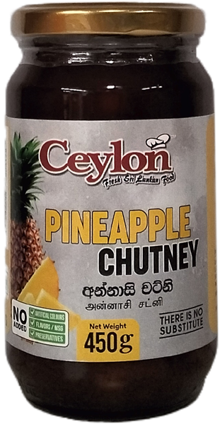 CEYLON 450g PINEAPPLE CHUTNEY