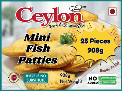 CEYLON 25PCS (908g) MINI FISH PATTICE X 12