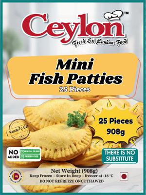 CEYLON 25PCS (908g) MINI FISH PATTICE X 12