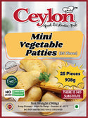 CEYLON 25PCS (908g) MINI VEGI PATTICEX 12