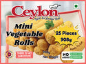 CEYLON 25PCS (908g) MINI VEGI CHINESE (PAN) ROLLS X 12