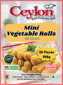 CEYLON 25PCS (908g) MINI VEGI CHINESE (PAN) ROLLS X 12