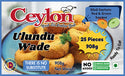 CEYLON 25PCS (908g) MINI ULUNDU WADE X 12 WITH RED and GREEN SAMBOL