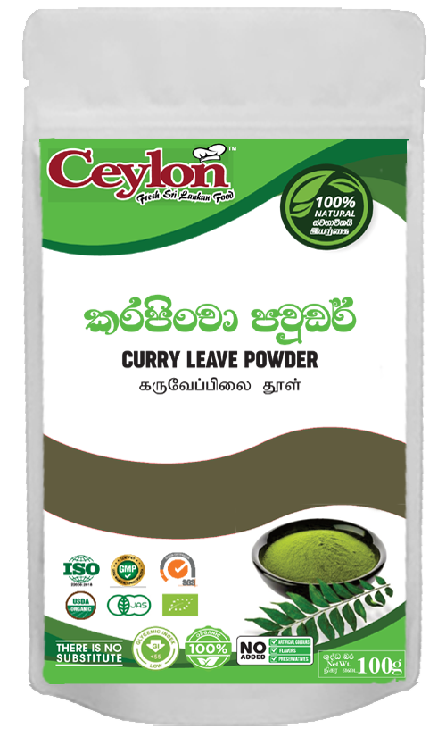 CEYLON 100g CURRY LEAVES HERBAL POWDERED DRINK