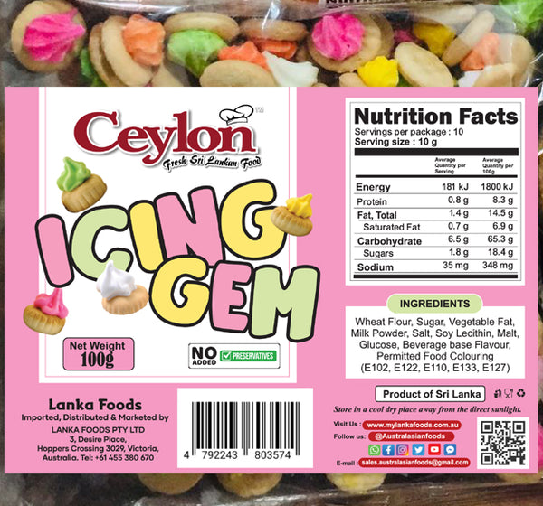 CEYLON 100g ICING GEM