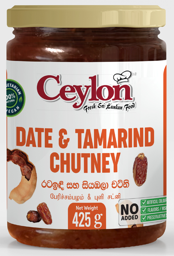 CEYLON 425g DATE & TAMARIND CHATNEY