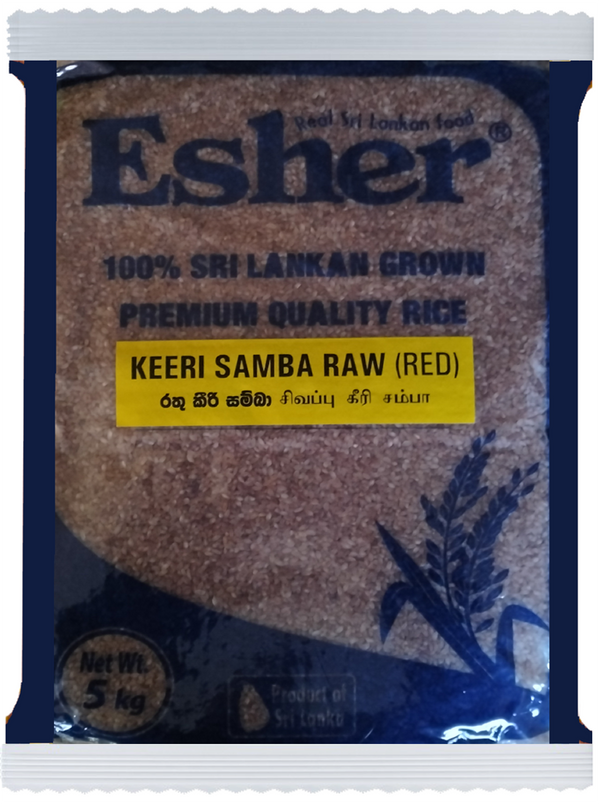 ESHER 5kg X 3 KEERI SAMBA RAW RED RICE