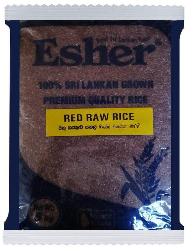 ESHER 5kg X 3 RED RAW RICE