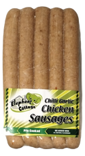 ELEPHANT COTTAGE CHILLI GARLIC CHICKEN 380g X 30 SAUSAGES
