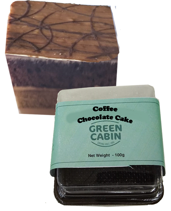 GREEN CABIN 100g X 16 COFFEE CHOCOLATE CAKE PIECES