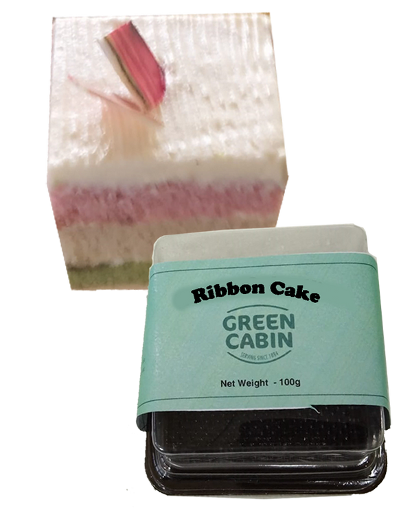 GREEN CABIN 100g X 16 RIBBON CAKE PIECES