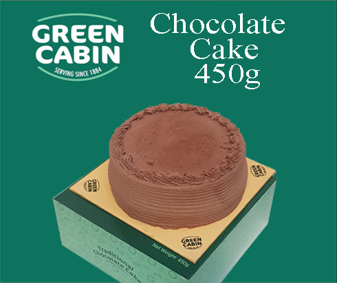 GREEN CABIN 450g X 8 CHOCOLATE CAKE