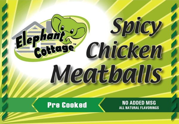 ELEPHANT COTTAGE 380g X 30 SPICY CHICKEN MEATBALLS