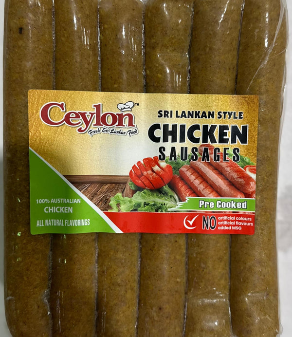 CEYLON SRI LANKAN STYLE CHICKEN SAUSAGES 380g X 30
