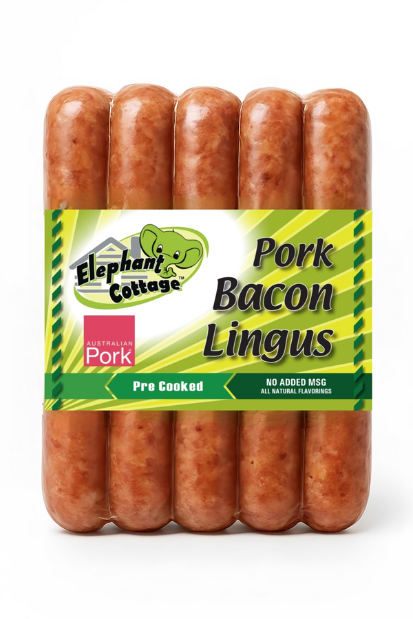 ELEPHANT COTTAGE PORK BACON LINGUS 380g X 30