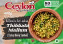 CEYLON THIBBATU MALLUM (TURKEY BERRY) 400g X 24