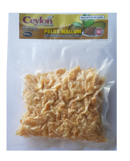 CEYLON POLOS MALLUM (SHREDDED YOUNG JACKFRUIT) 340g X 24