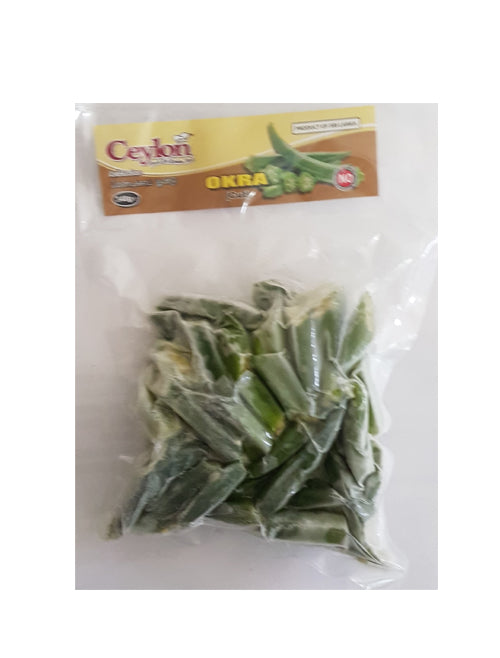 CEYLON BANDAKKA බණ්ඩක්කා (OKRA) COOKING PIECES 340g X 24