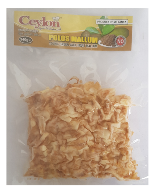 CEYLON POLOS MALLUM (SHREDDED YOUNG JACKFRUIT) 340g X 24