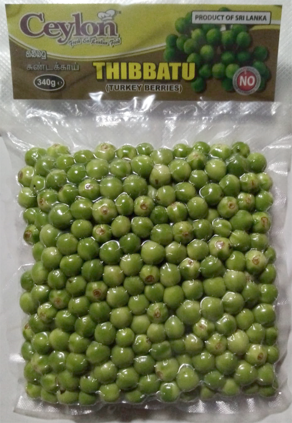 CEYLON THIBBATU (TURKEY BERRY) 340g X 24