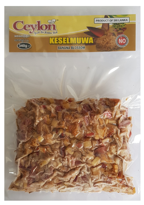 CEYLON KESEL MUWA (BANANA BLOSSOM) COOKING PIECES 340g X 24