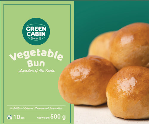 GREEN CABIN 10PCS (500g - 50g/BUN)  X 12 VEGETABLE BUN RETAIL PACKS